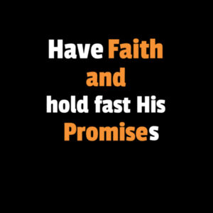 Hold fast His promises - Kids Design