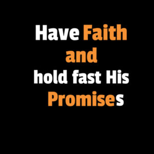 Hold fast His promises - Crop Top Design