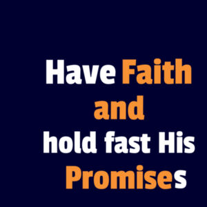 Hold fast His promises - Unisex Hoodie Design