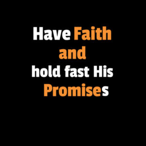 Hold fast His Promises - Men Design